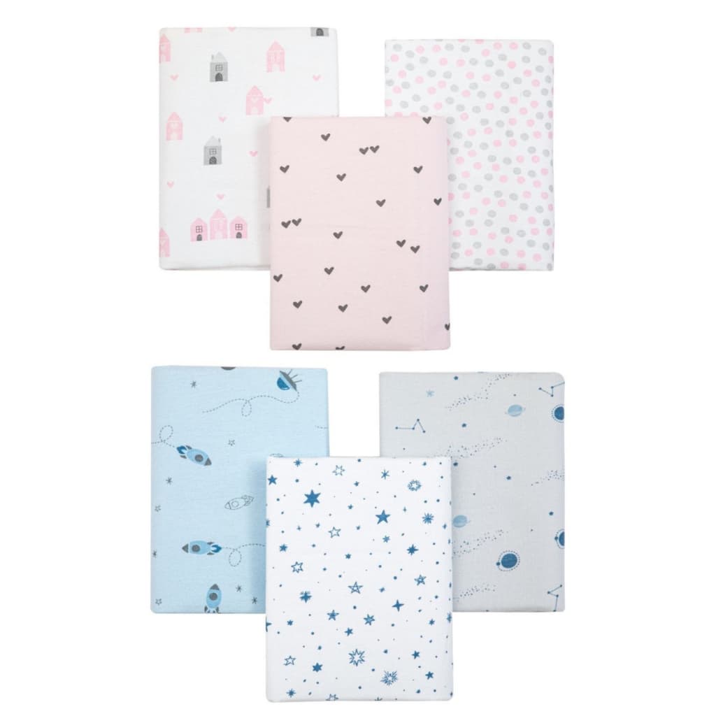 Kit 3 Und Cueiro Compose Feminino Masculino Rosa Azul Infantil Enxoval 100 % Algodão Cuidados Bebe
