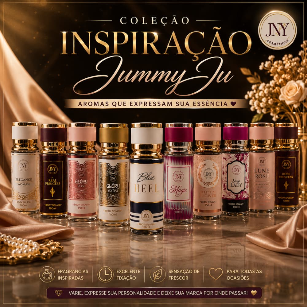 Body Splash Feminino JMY 100ml - Fragrâncias Inspirações Importadas e Árabes