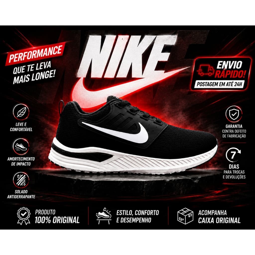 Tênis masculino academia treino esportivo top caminhada corrida mega oferta lançamento