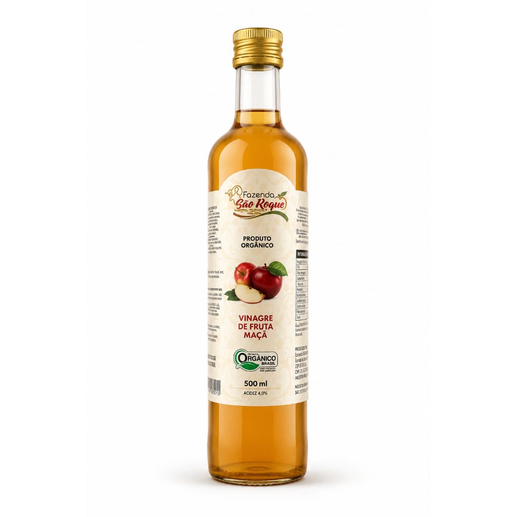 Vinagre Orgânico de Maçã  500ml - São Roque