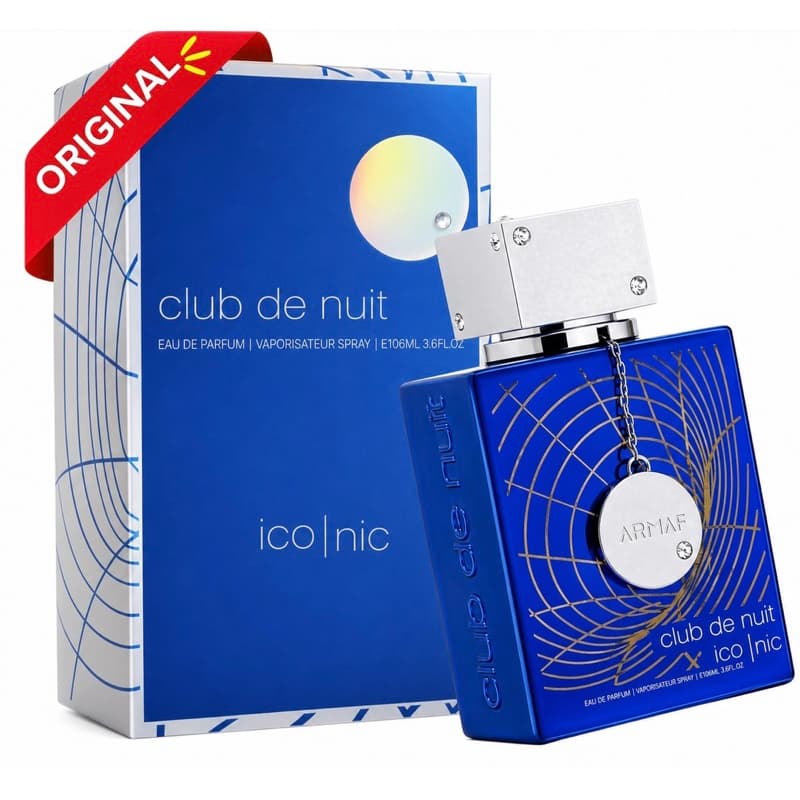 [Original] Perfume Club De Nuit Iconic Armaf Eau de Parfum Masculino 105ml - Alta Fixação - Importado