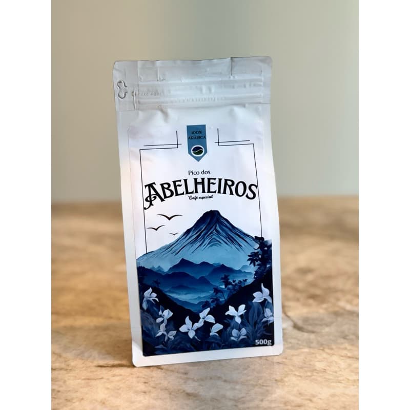 CAFÉ ESPECIAL PICO DOS ABELHEIROS 100% Arábica Torra Média  500g EM GRÃOS