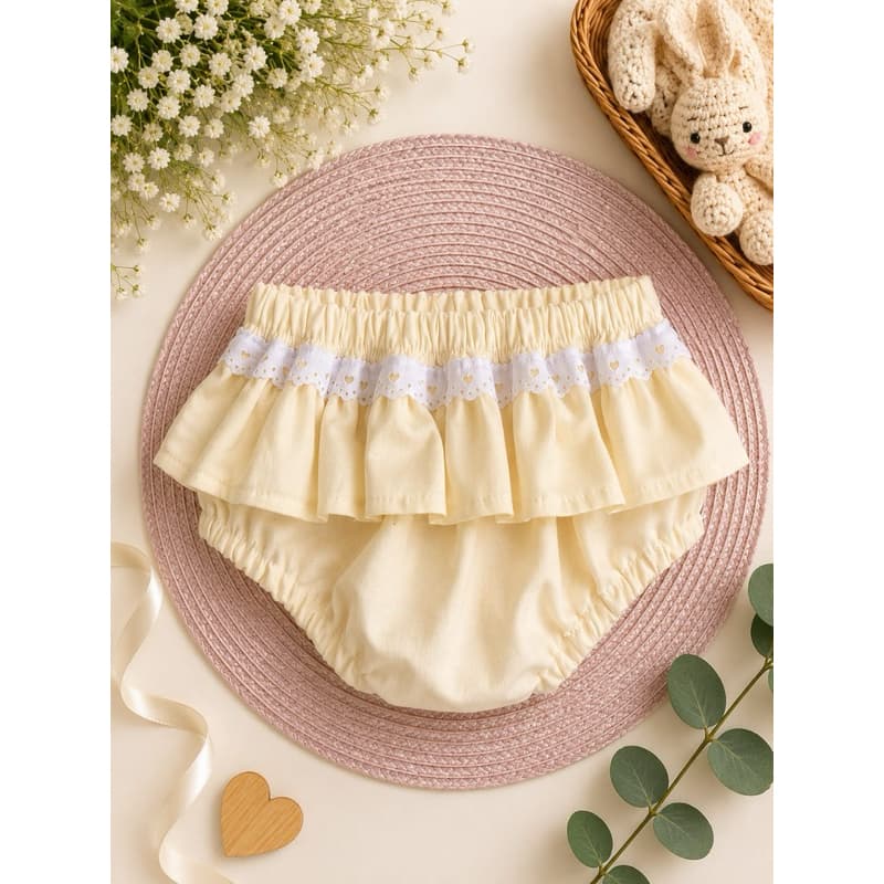 Calçinha para Bebê/ Tapa Fralda para Meninas