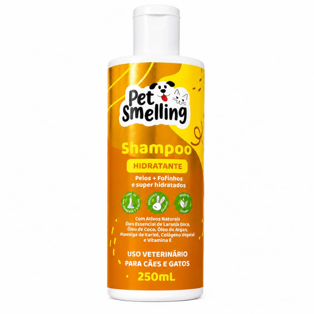 Shampoo Hidratante para Cães e Gatos 250ml – Pet Smelling