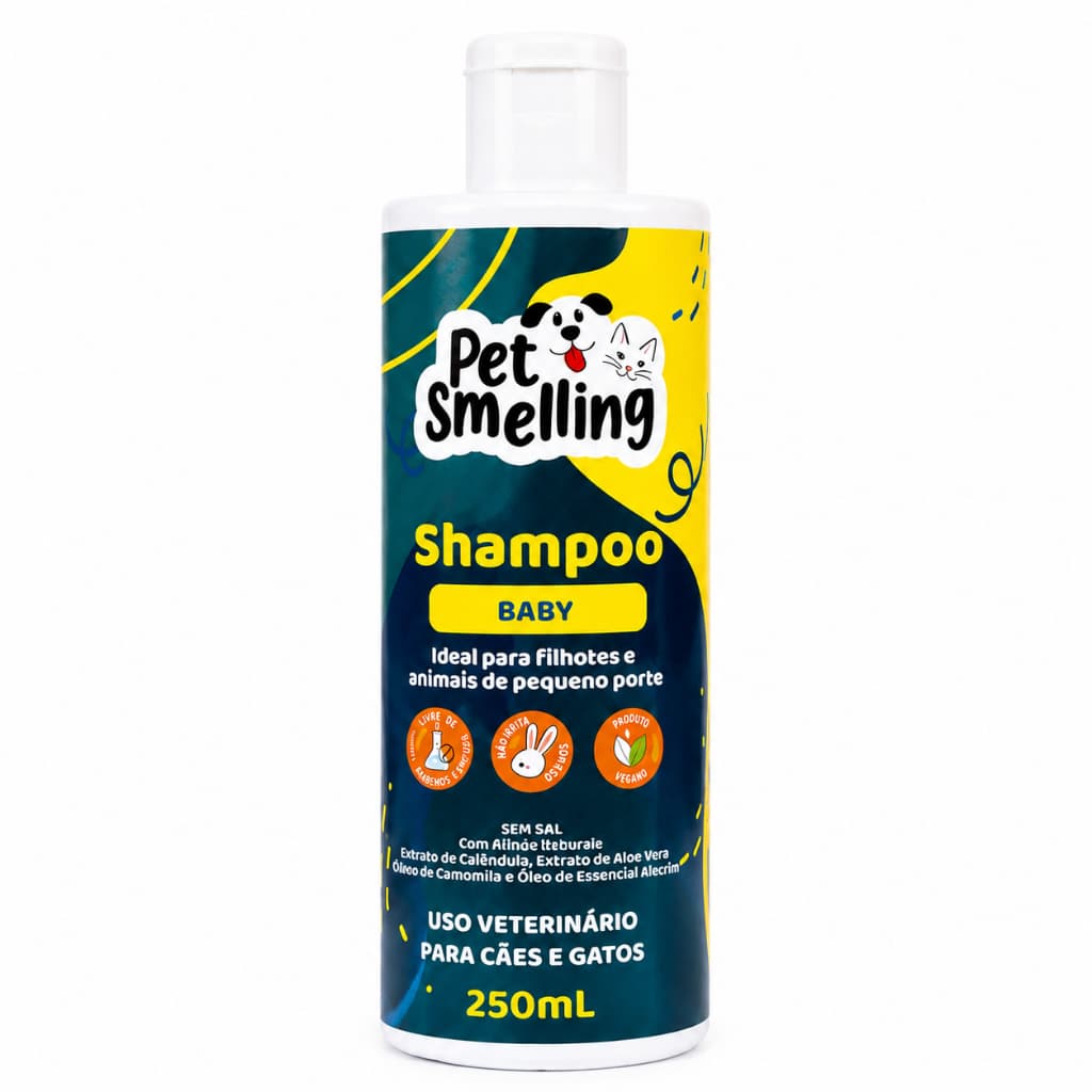 Shampoo Baby para Cães e Gatos 250ml – Pet Smelling