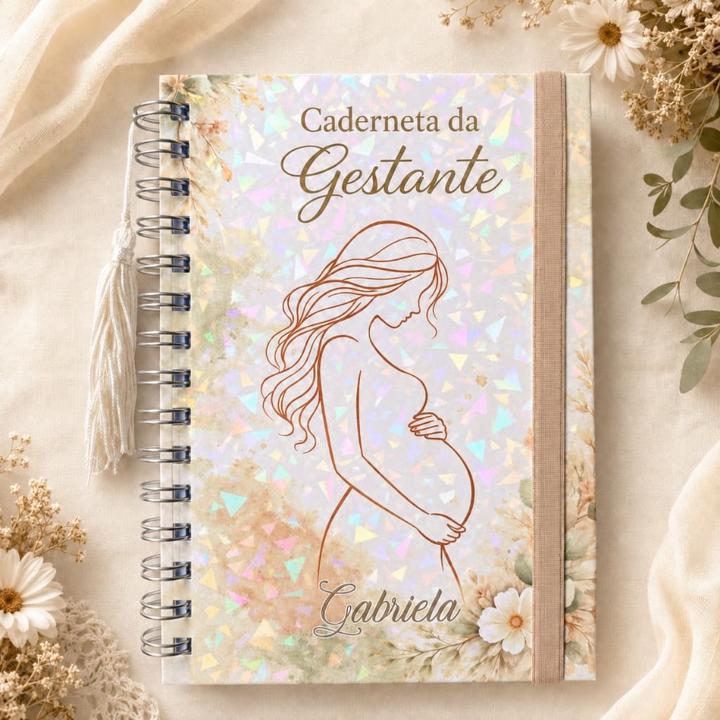 Caderneta da Gestante Personalizada com Páginas Extras 8ª Edição