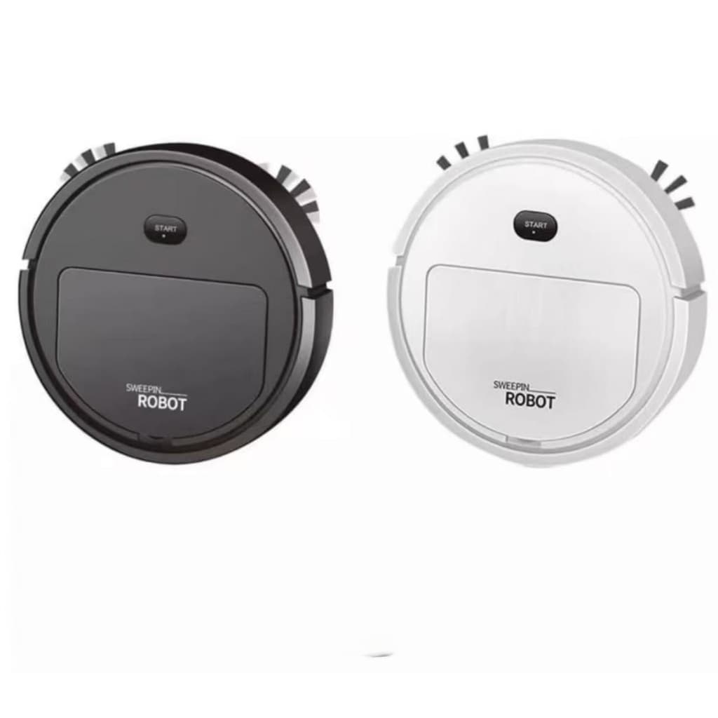 Robô /Aspirador De Pó 1200PA Automática 3 Em 1 Limpeza Doméstica Robótico Inteligente E Silencioso