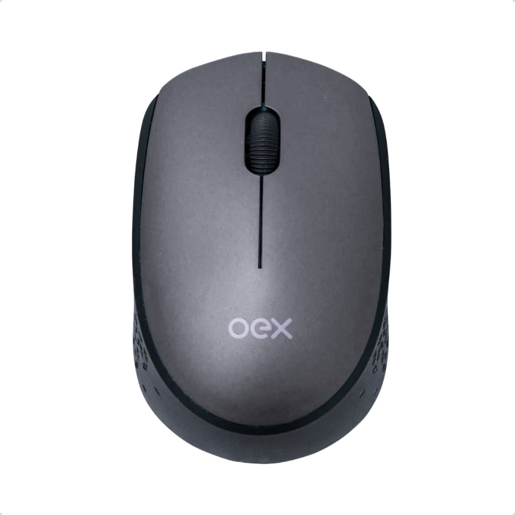 Mouse Sem Fio Bluetooth E Wireless Oex Cozy MS602 Duo 1000 DPI Pilha AA Original