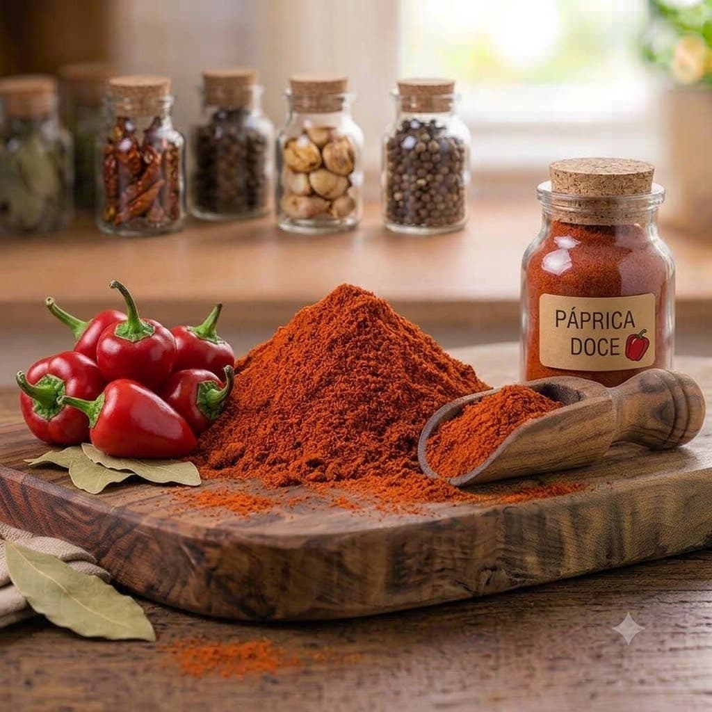 Páprica Doce Premium 100% Natural – Condimentos e Temperos JB