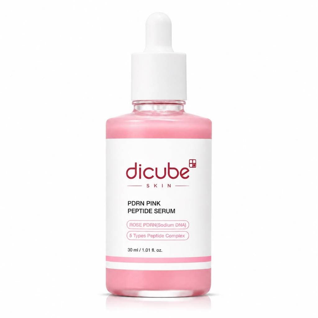 Sérum Facial PDRN Pink Peptide Dicube Skin Original Ácido Hialurônico Vitamina C Anti Idade Clareador  Skincare 30Ml