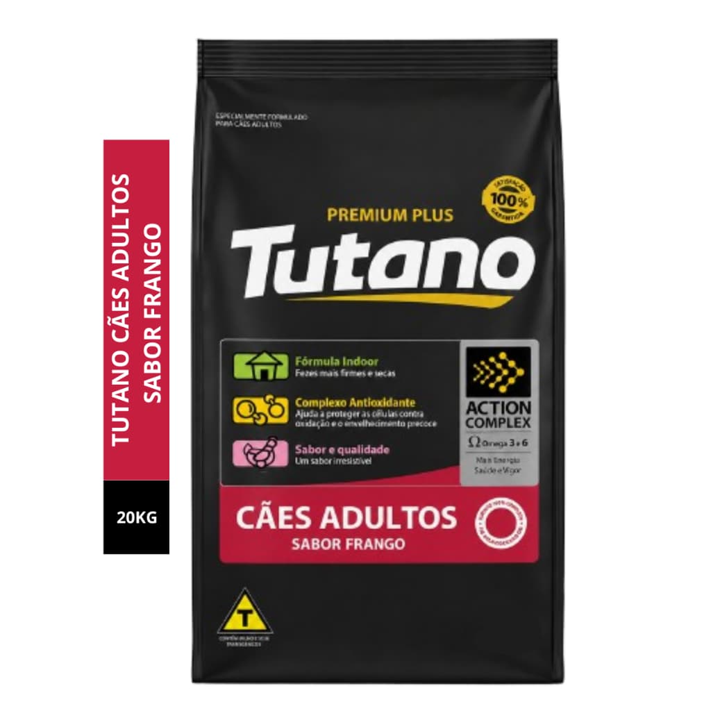 Tutano Cachorro Adulto Ração Sabor Frango 20kg