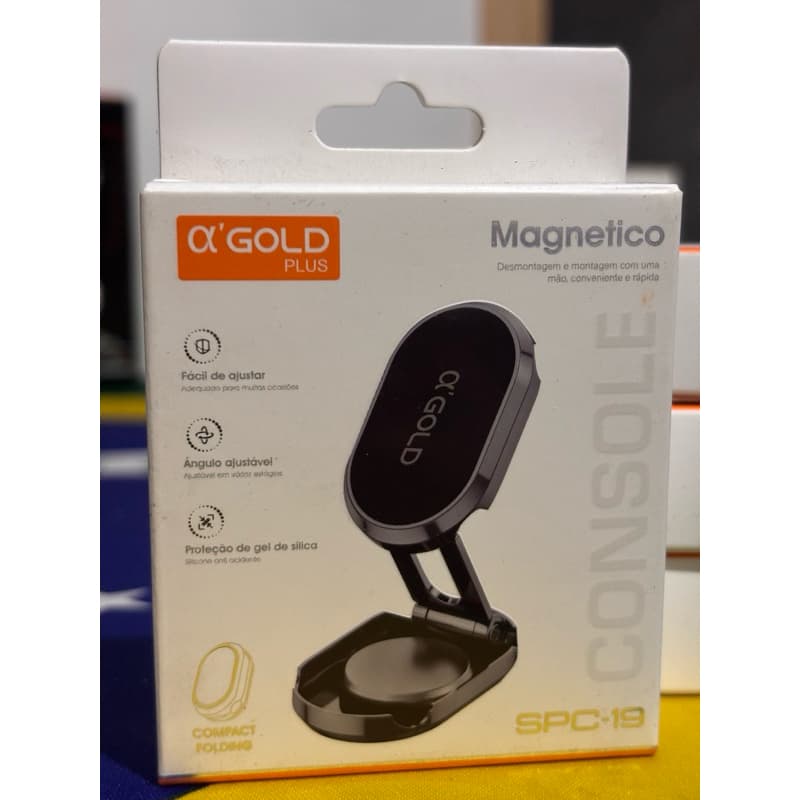 Suporte Celular Veicular Magnetico com Rotação 360° Com Visual Moderno para seu carro