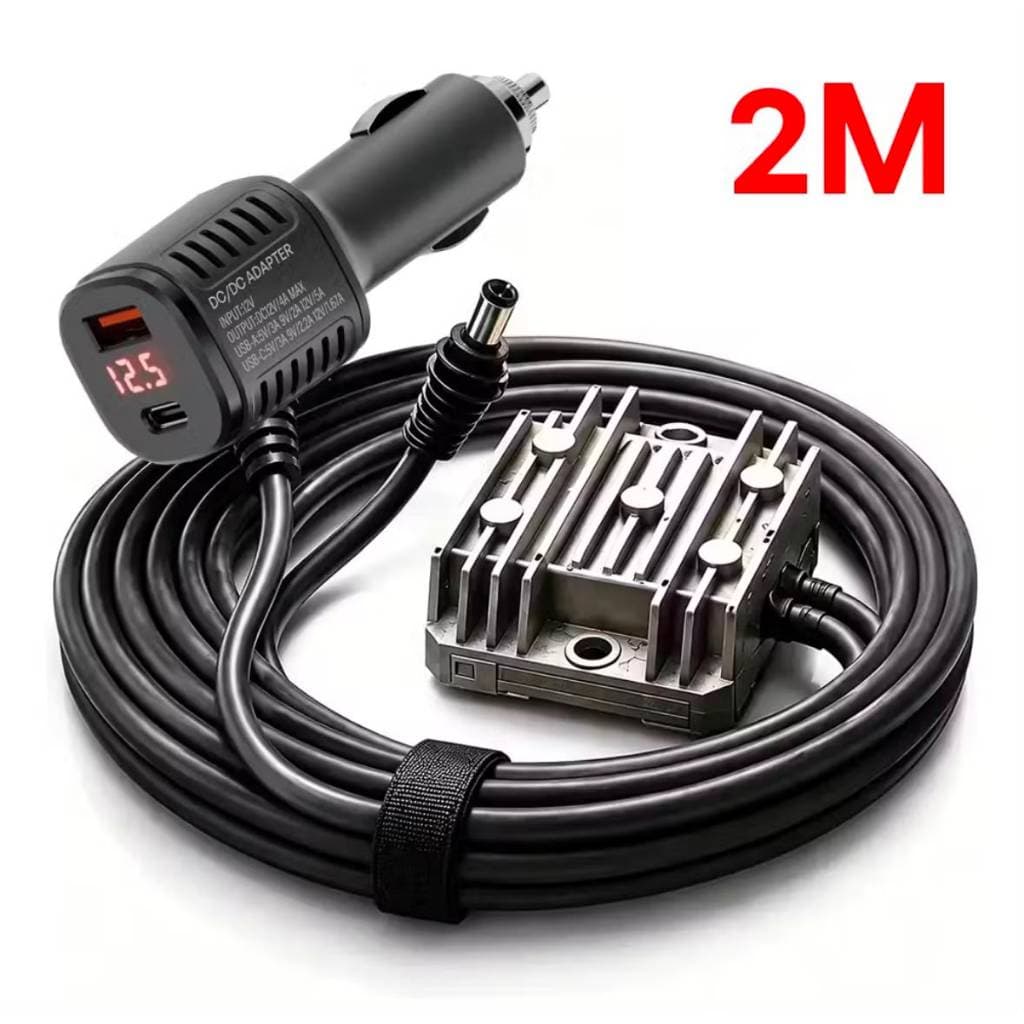 Conversor Starlink Mini Entrada 12v Saída 30v Veicular  2 M Plug Carregador Veicular