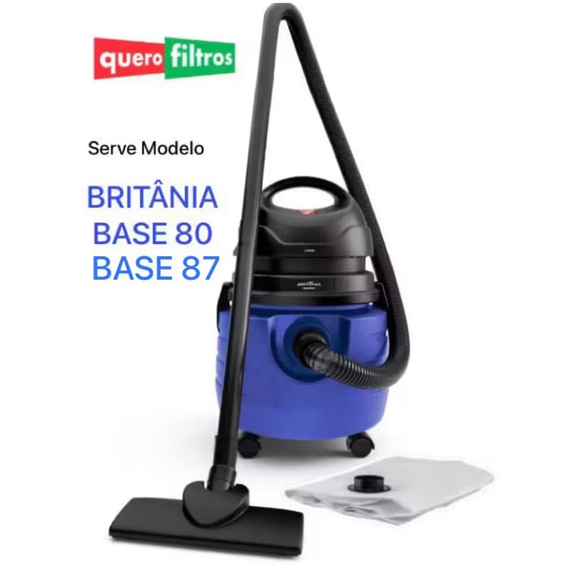 03 Sacos ALLCLEN para aspirador de pó compatível para modelo Britânia Base 80 / Base 87.