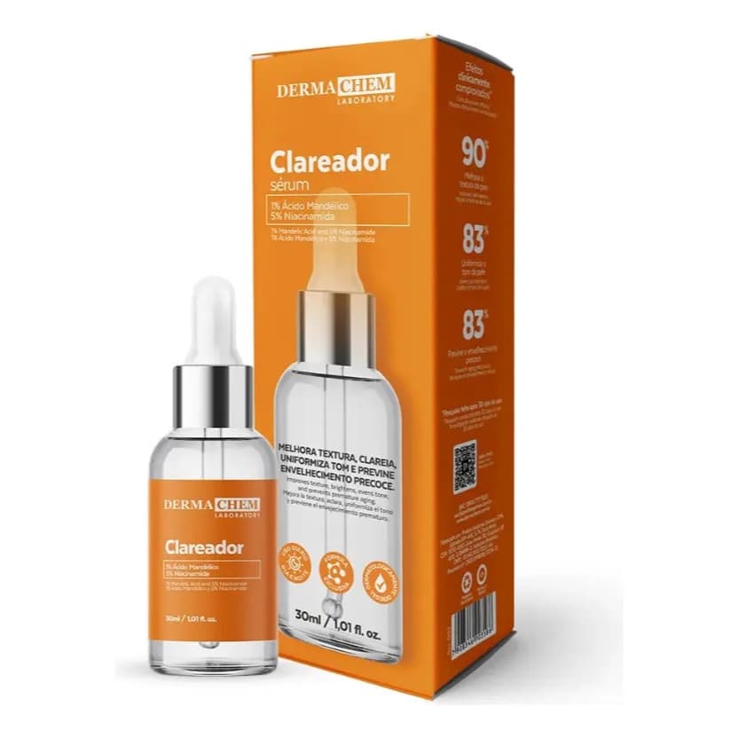 SÉRUM CLAREADOR DE MELASMA VITAMINA C DERMACHEM 3O ML