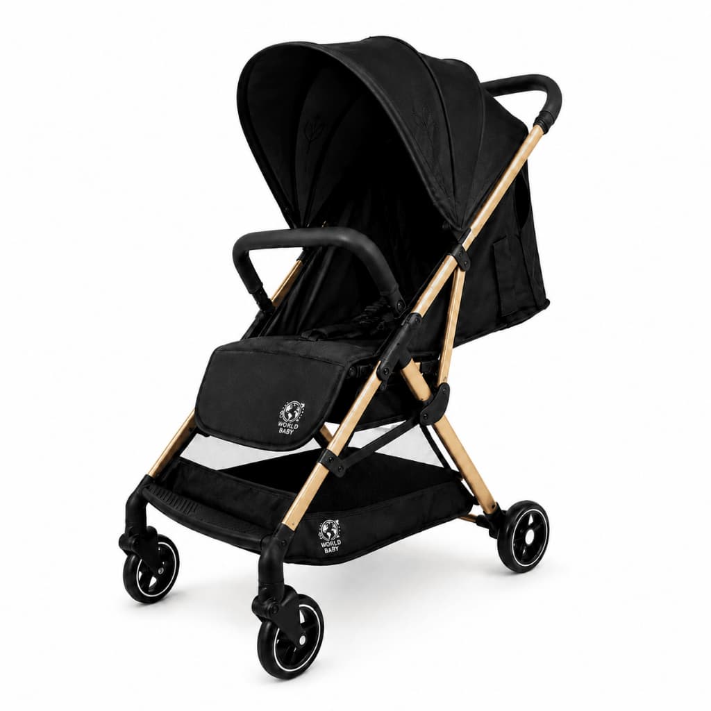 Carrinho de Bebê Passeio Reclinável Dobravel World Baby
