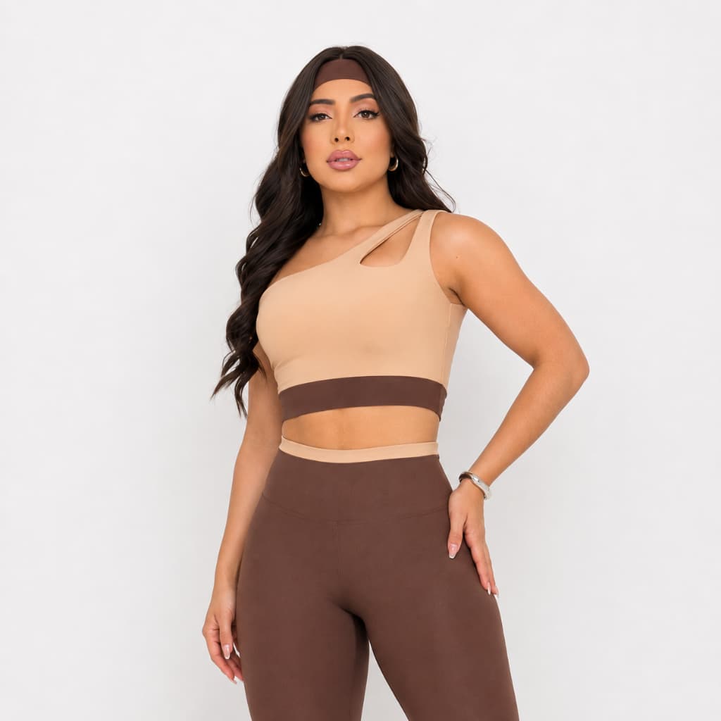 Conjunto Calça Legging e Top Academia Treino Feminino Fitness Roupa Crossfit