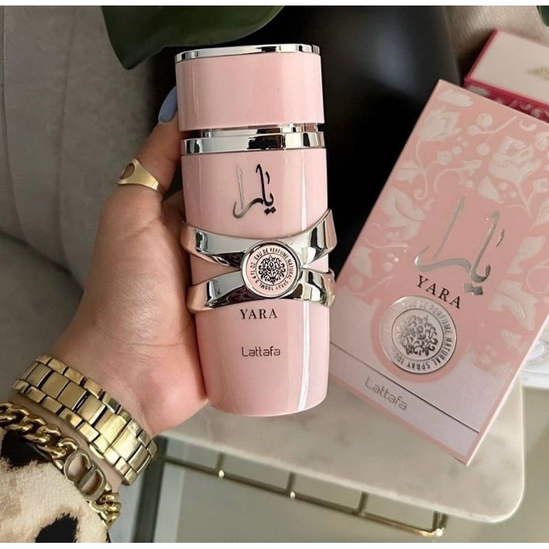 Perfume Feminino Yara Arabe 100ml com Fixação Prolongada em Vidro Importado