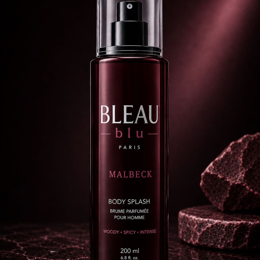 Body Splash Premium Masculino Malbeck BLEAU Blu 200ml | Fresco e Marcante Perfume Importado
