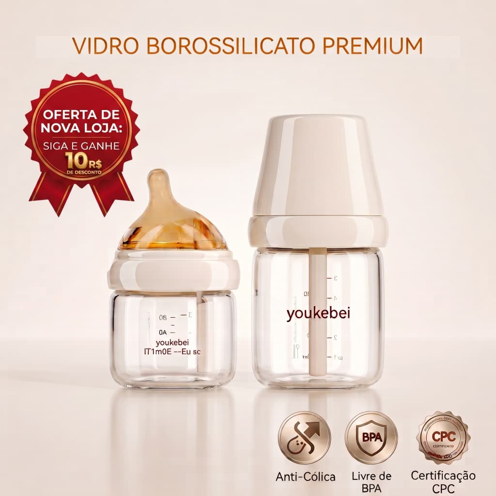 [Ready Stock] Mamadeira De Vidro Para Bebe Recém Nascido Bico De Peito Que Imita Da Mãe Mamadeira Mam Avent