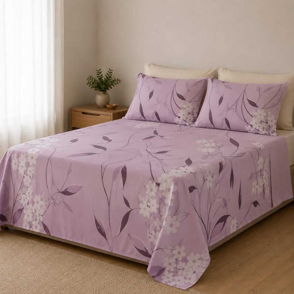 kit  de Cama casal box \ Queen jogo 3 Peças em Microfibra  roupa de cama\lençol e fronhas.