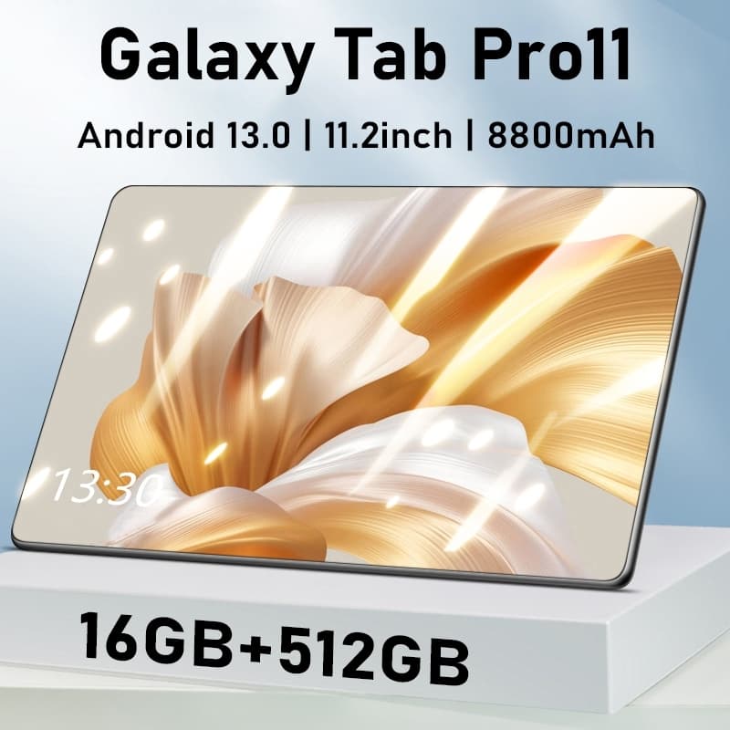 2026 Tablet 10.1” com Teclado+Capa protetora 16GB RAM 1024GB Android 13 Câmera 50MP