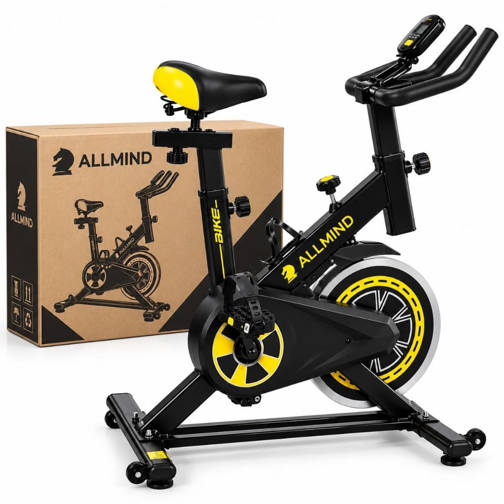 Bicicleta Ergometrica Spinning 8kg De Inercia Academia Fitness Profissional Sport Profissional 120kg