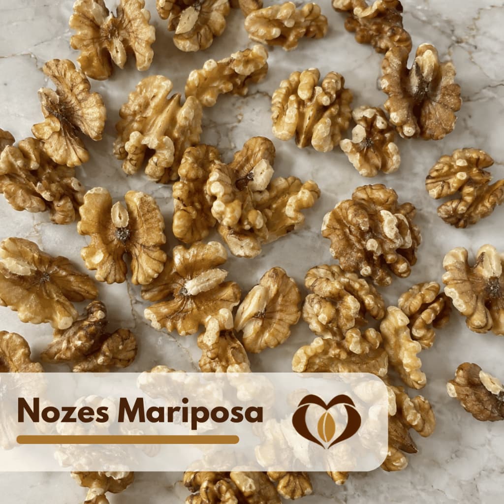 Nozes Mariposas Inteira 100% Natural Chilena, Saudáveis Com Nutrientes - Mãe dos Grãos