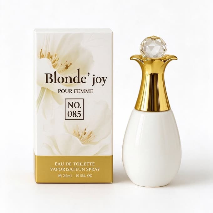 Perfume Feminino Importado Blonde Joy No 085 Edt 28ml Floral  Pefume Doce Marcante Body Splash-0% Álcool Para Presente