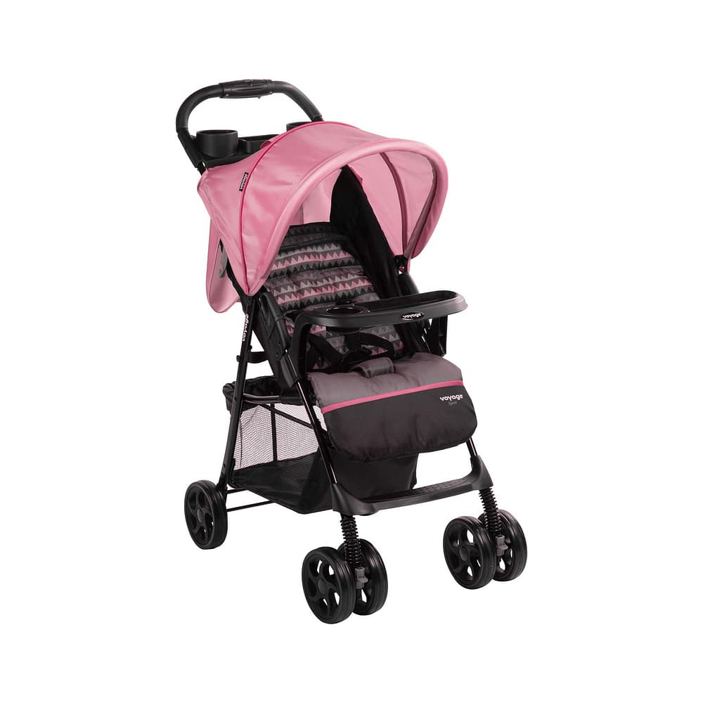 Carrinho de Bebê de Passeio Spot Rosa Geo 0-15kg Voyage