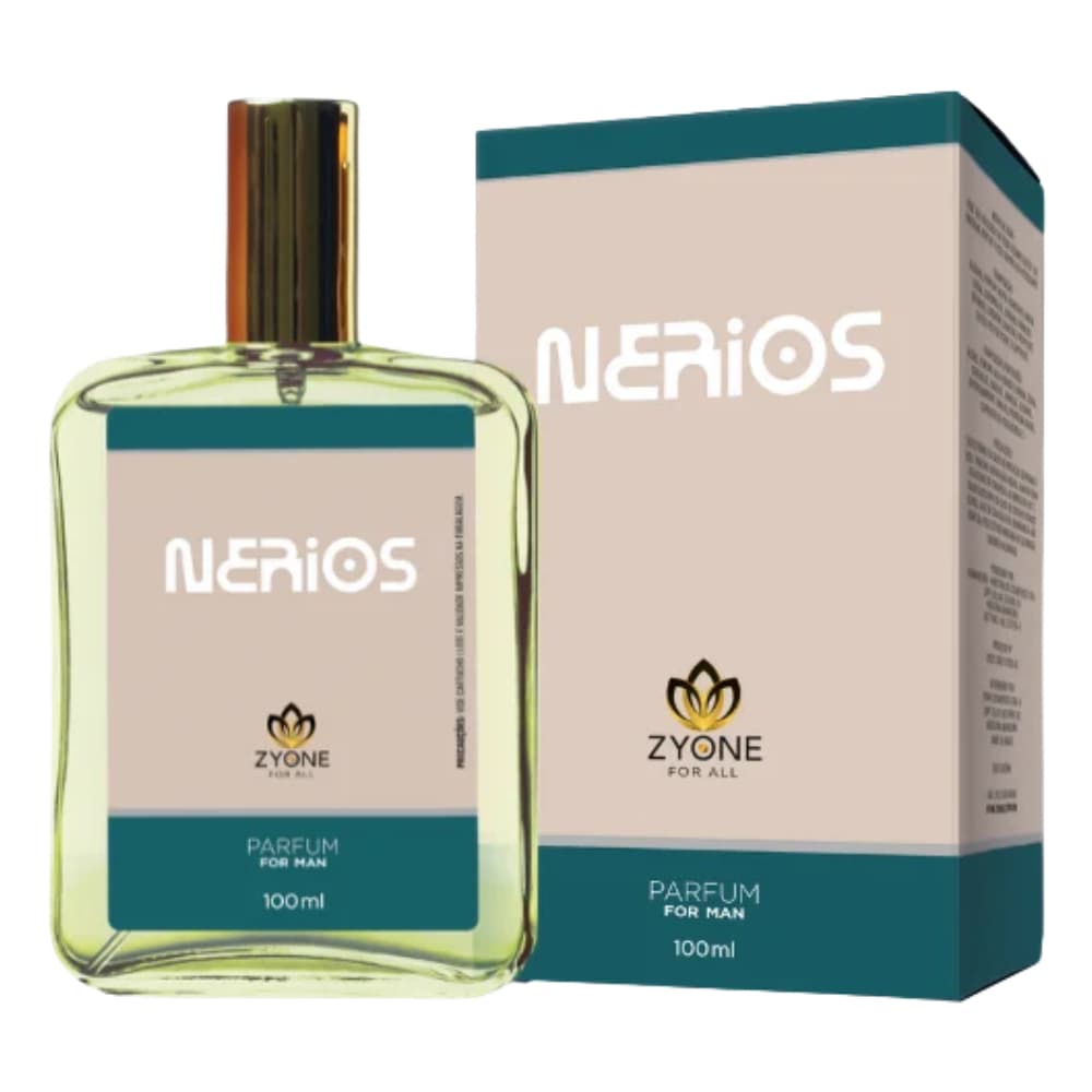 Nerios Zyone Perfume Masculino Alta Fixação Essência Importada Parfum