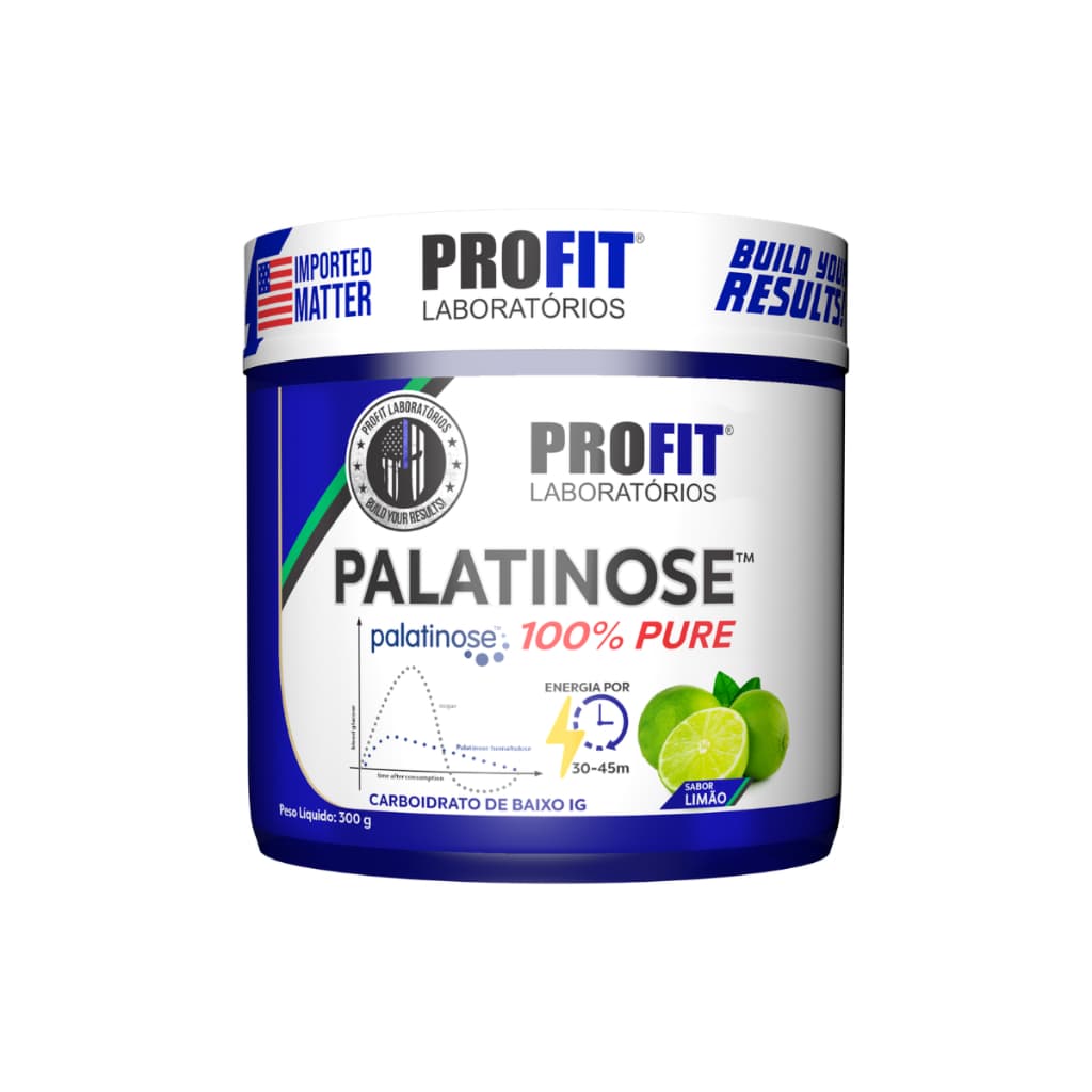 Palatinose 100% Pure 300g Carboidrato de Baixo IG Energia Pré Treino Isomaltulose