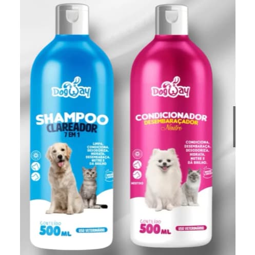 Shampoo e Condicionador Para Cães e Gatos Genial Pet -