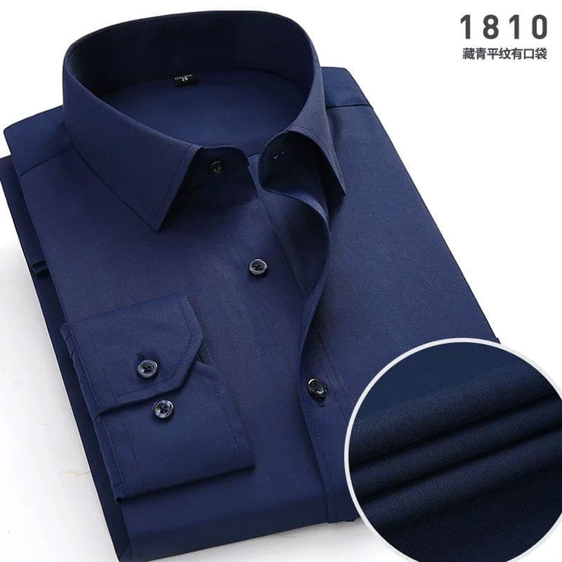 Camisa Social Masculina Manga Comprida Slim Fit Tecido Premium Conforto Para Uso Diário