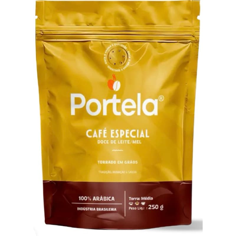Café Portela em Grãos Especial Doce de Leite e Mel 250g