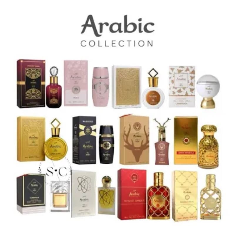 Perfumes árabes miniatura originais arabic collection | feminino e masculino 25ml