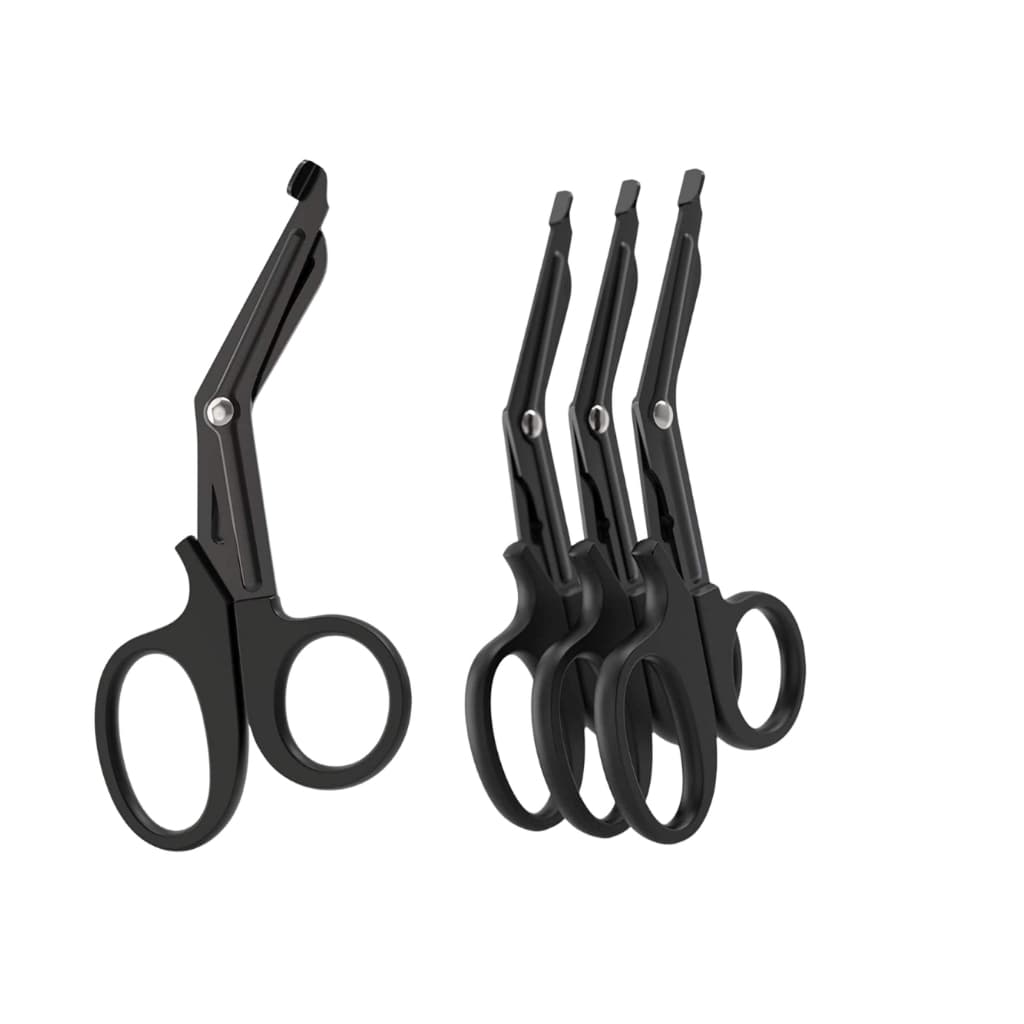 Kit 2 a 10 Tesoura Ponta Romba Pequena Edc Aph Primeiros Socorros Bandagem
