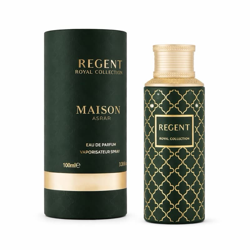Perfume Regent Maison Asrar 100ml EDP Importado Árabe – Amadeirado Oriental Masculino/Unissex Alta Fixação Luxo