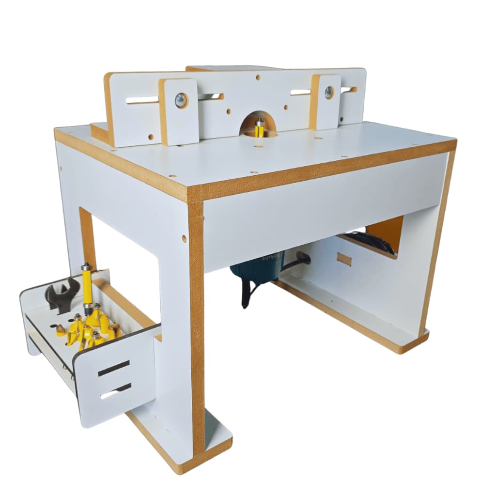 Bancada Para Tupia laminadora Invertida Wood-Mi Marcenaria