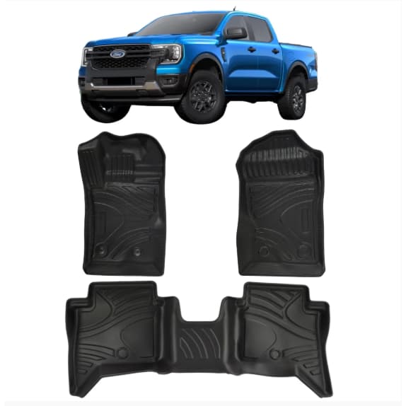 Jogo Tapete Bandeja Ford Ranger 2023+ Automotivo
