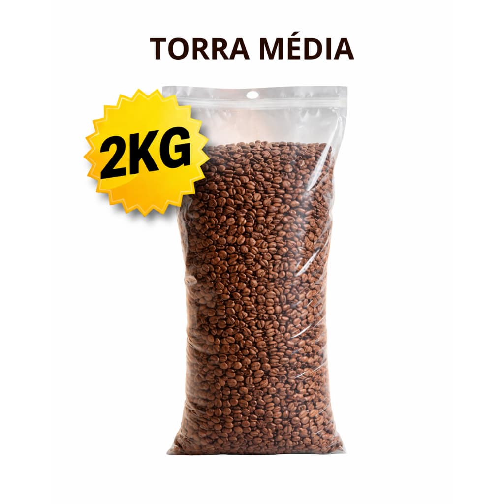 2kg Café em grãos torrado - torra média - 100% arábica - DIMOÁ CAFÉS