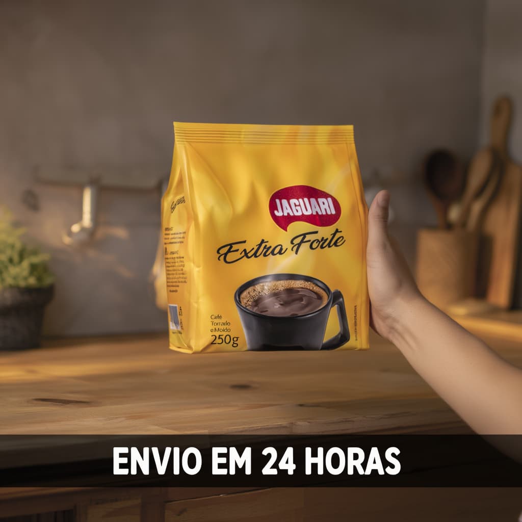 Café em Pó Grãos Torrado E Moído Cafe Jaguari com 250g