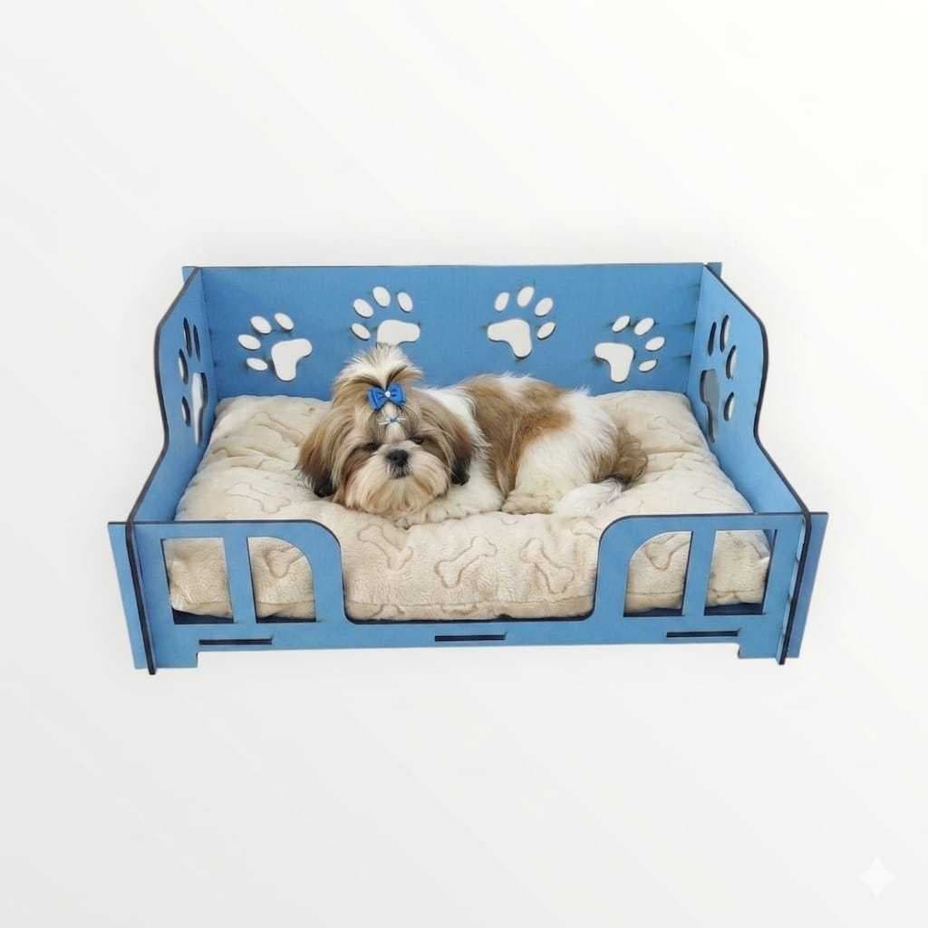 Cama casinha pet gato cachoro coelho mdf