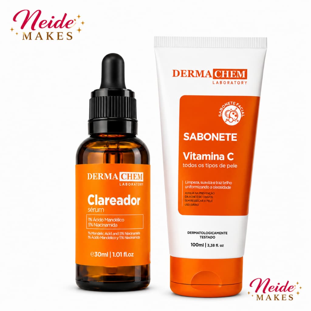 Kit Skincare Dermachem Clareador   + Sabonete Vitamina  C Dermachem - Original