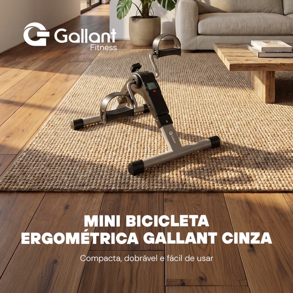 Mini Bicicleta Ergométrica Gallant Pedalinho Cicloergômetro Com Display (GBE1HNAA-BR)