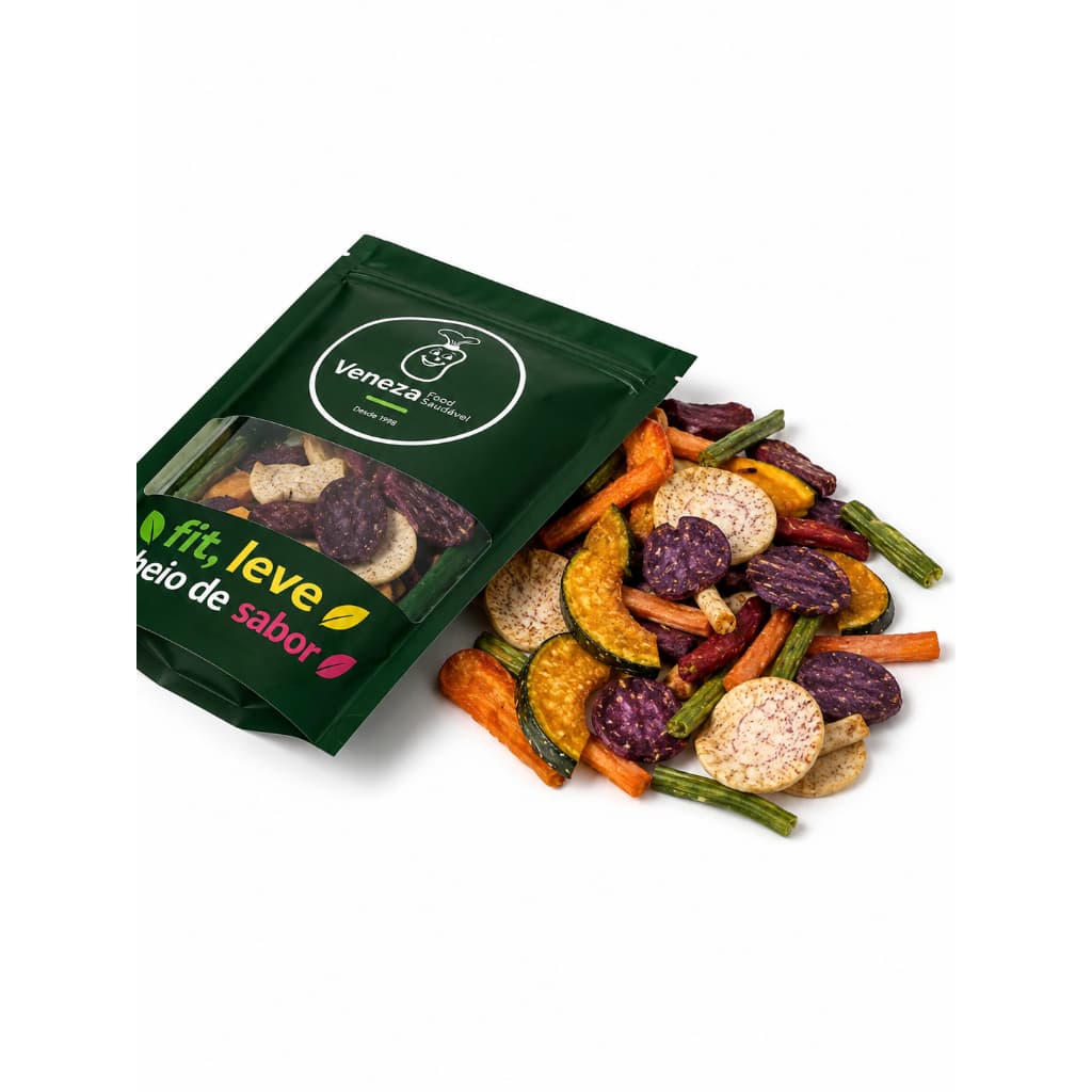 Mix de vegetais 100g (Veneza food saudável)- Batata Palito, Feijão Verde, Batata Doce, Abóbora, Cenoura