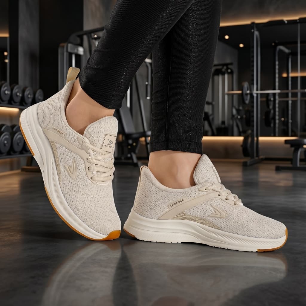 Tênis Feminino Esportivo Flux Conforto Extremo Palmilha EVA Caminhada Academia Fitness Dia Dia