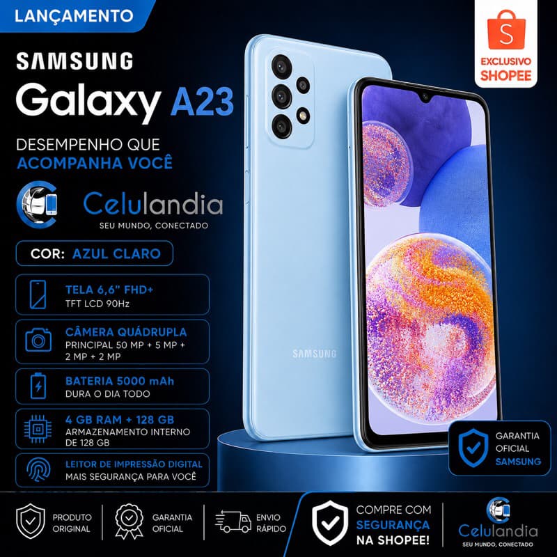 Samsung Galaxy A23 128 Gigas Seminovo