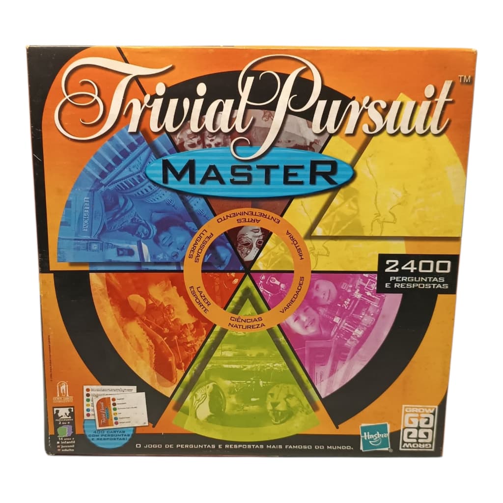 Jogo Trivial Pursuit Tabuleiro Antigo Completo Família Ref 2 (Usado)