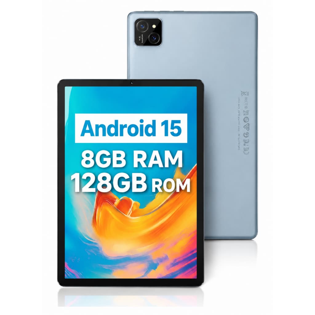 Tablet Pritom Android 15 4Ram/128gb Octa-core Tela 10'1 Dual Chip 3G Wi-Fi 5G + Fone P2 e Caneta Touch com NF